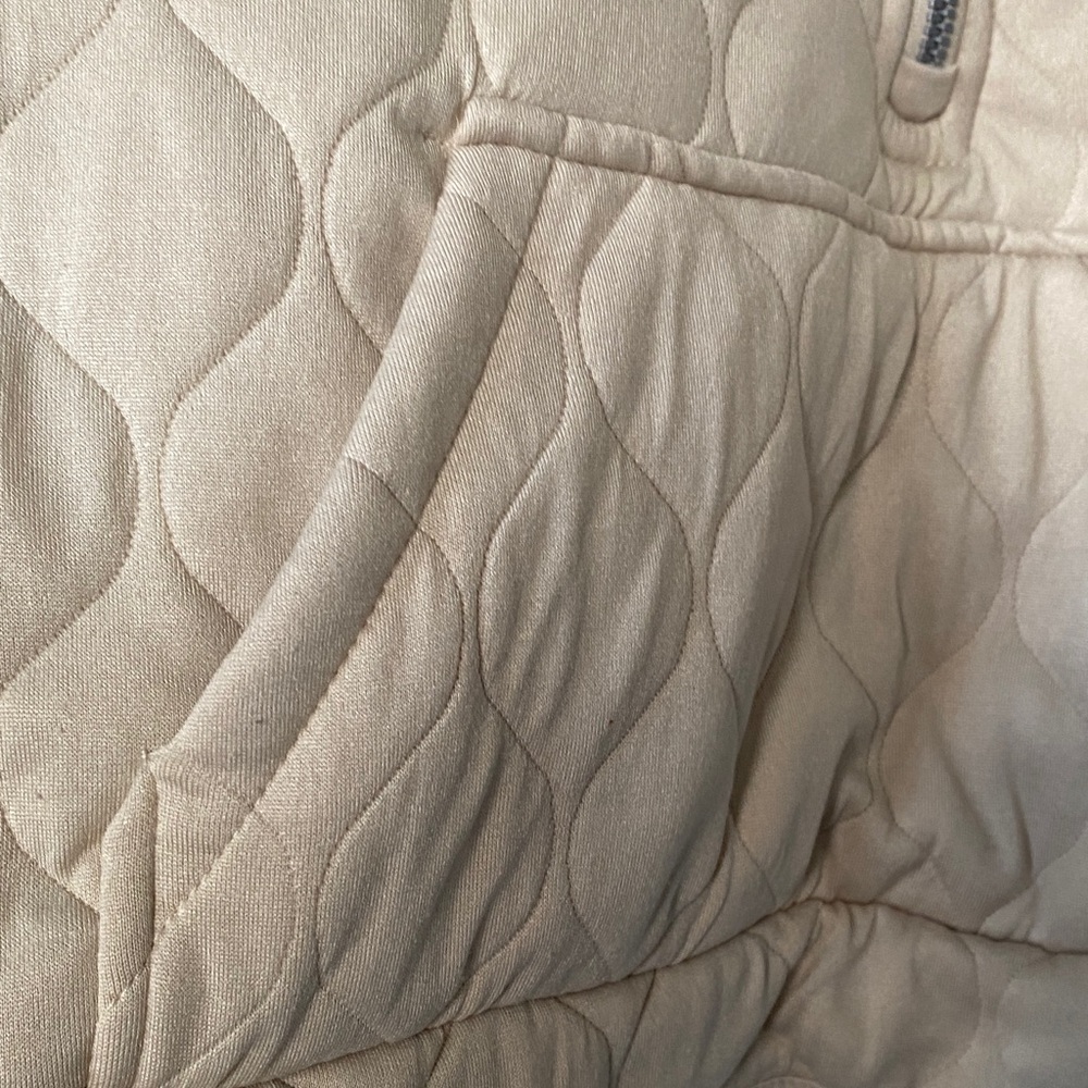 Softest Quilted Crop Half Zip Sweatshirt Jacket Sweater Yoga Zara Athleta - Picture 5 of 14